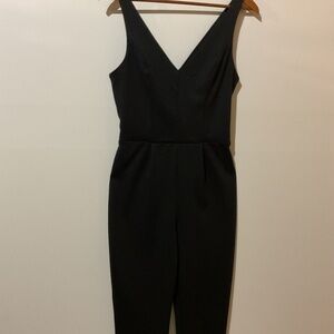 Black Jumpsuit by A New York Evereve Boutique double v neck